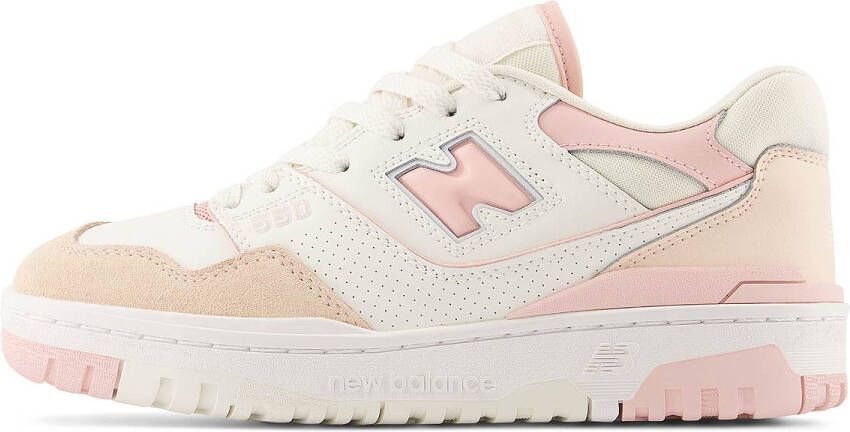 New Balance 550 Wit Roze Retro Basketbalschoenen White Dames - Foto 3