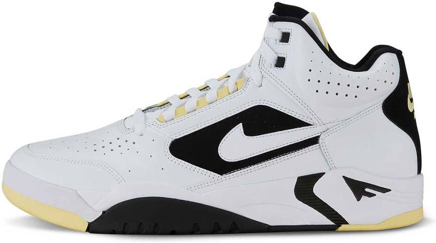Nike Air Flight Mid Basketball Schoenen white white lemon black maat: 40 beschikbare maaten:40 41 42.5 43 44.5 45 46 - Foto 3