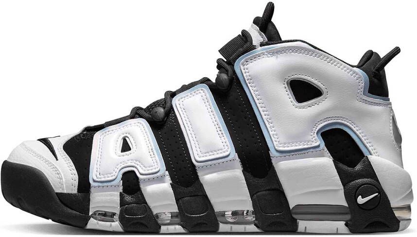 Nike Air More Uptempo '96 Black White-Multi-Color-Cobalt Bliss - Foto 3