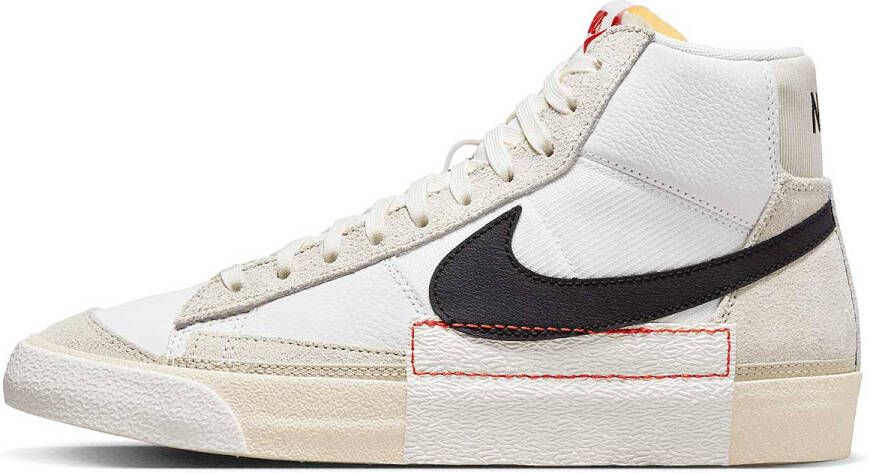 Nike Blazer '77 Remastered Basketball Schoenen white black light bone white maat: 45.5 beschikbare maaten:40 45.5 - Foto 5