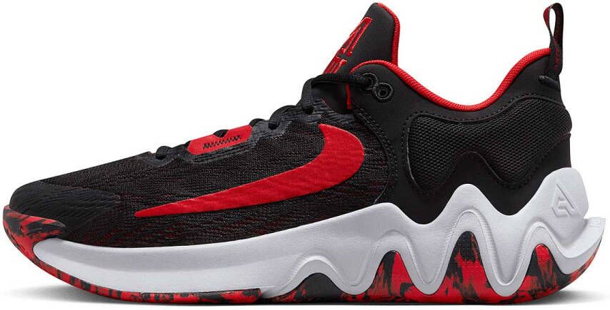 Nike Antetokoumpo Immortality Basketbalschoen Zwart Rood Grijs Black Heren - Foto 2