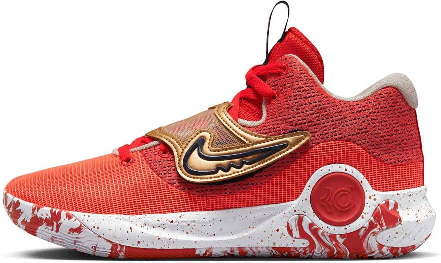 Nike Kd Trey 5 X Olympic University Red Metallic Gold