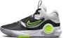 Nike X Heren Basketbalschoen Wit Zwart Grijs - Thumbnail 2