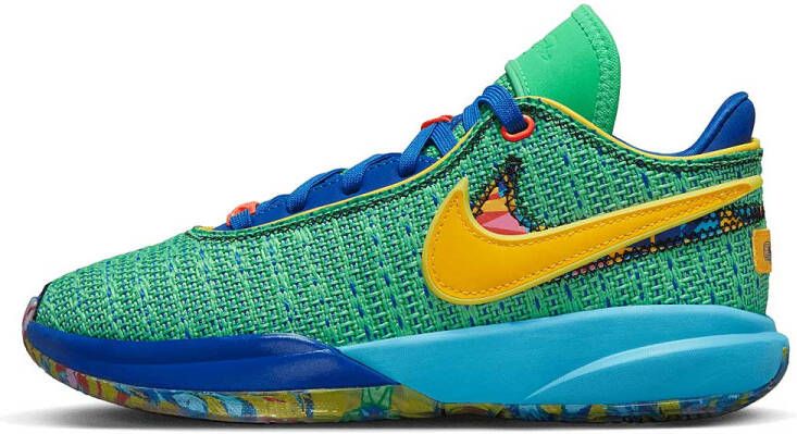 Nike Lebron 20 Se (Gs) Electric Algae University Gold Basketballshoes grade school DV3021-300