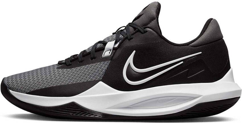 Nike Precision 6 Basketbal Schoenen Black White Iron Grey White Heren - Foto 7