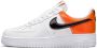 Nike Air Force 1 '07 White Brilliant Orange Black - Thumbnail 4