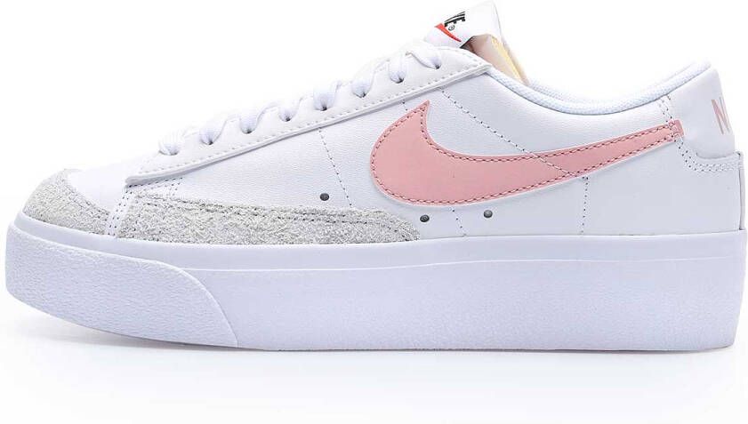 Nike Wmns Blazer Mid Basketball Schoenen white pink oxford black summit white maat: 36.5 beschikbare maaten:38.5 39 40.5 36.5 42 - Foto 19