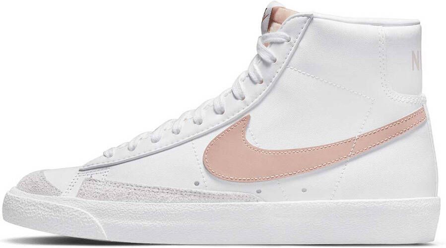 Nike Wmns Blazer Mid Basketball Schoenen white pink oxford black summit white maat: 36.5 beschikbare maaten:38.5 39 40.5 36.5 42 - Foto 18