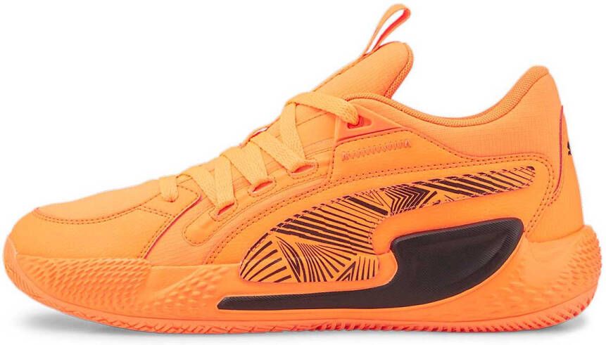 PUMA Basketbalschoenen voor Volwassenen Court Rider Chaos La Oranje - Foto 3