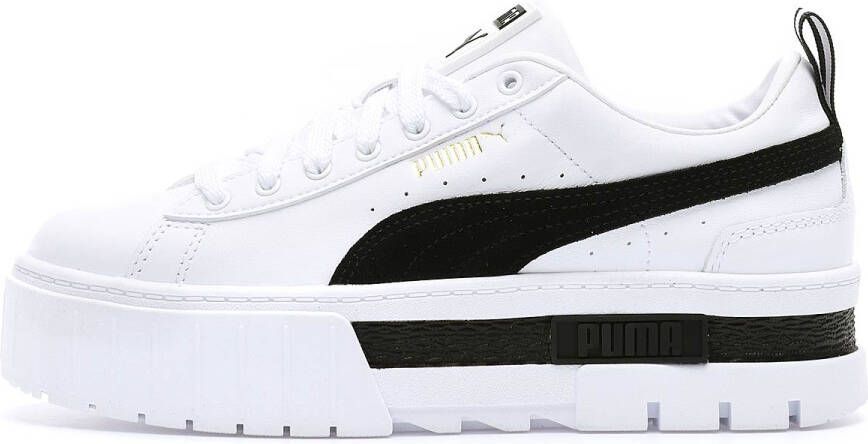 Puma Mayze Lth Wn's Fashion sneakers Schoenen white black maat: 37.5 beschikbare maaten:36 37.5 38.5 40.5 41 42 - Foto 13