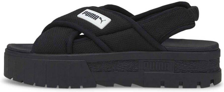 Puma Mayze Sandal Womens Black- White