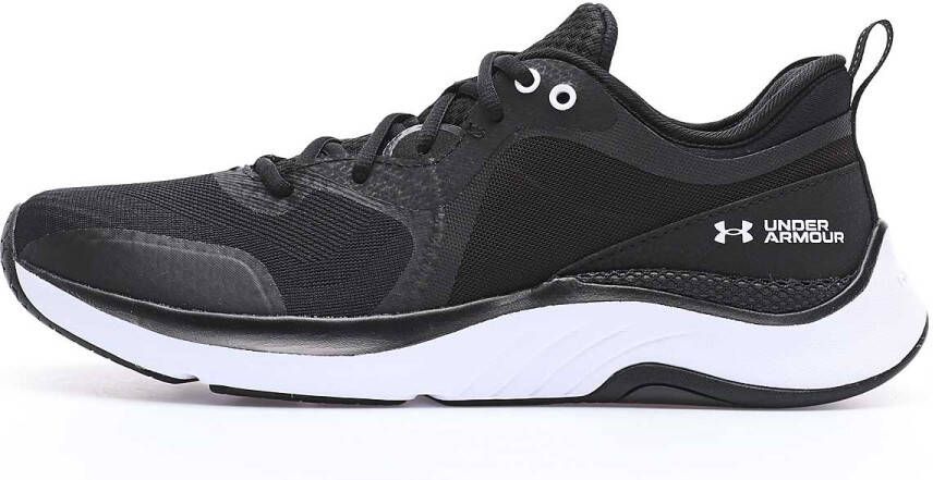 Under Armour Hovr Omnia Womens Black Black White Basketball Performance 3025054-001