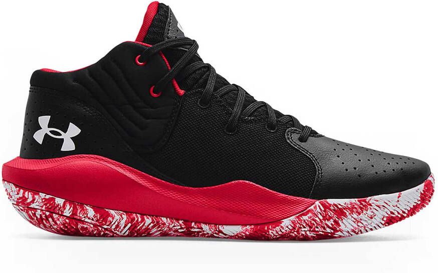 Under Armour Jet '21 Black Red White Basketball Perfor ce Mid 3024260 002 - Foto 3