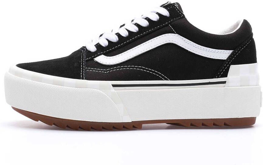 Vans Ua Old Skool Stacked (Suede Canvas)Black Blanc De Blanc Schoenmaat 38 Sneakers VN0A4U155ZN1 - Foto 8