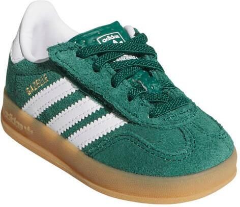 Adidas Originals Gazelle Indoor sneakers groen wit Suède
