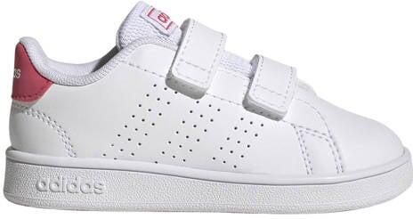 Adidas Sportswear Advantage CF sneakers wit groen Imitatieleer 23 1 2