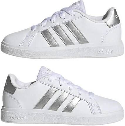 Adidas Sportswear Grand Court 2.0 sneakers wit zilver Imitatieleer 37 1 3 - Foto 5