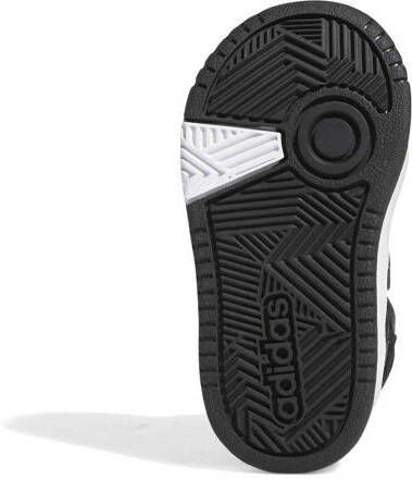 Adidas Sportswear Hoop Mid sneakers zwart wit grijs Imitatieleer 22 - Foto 6