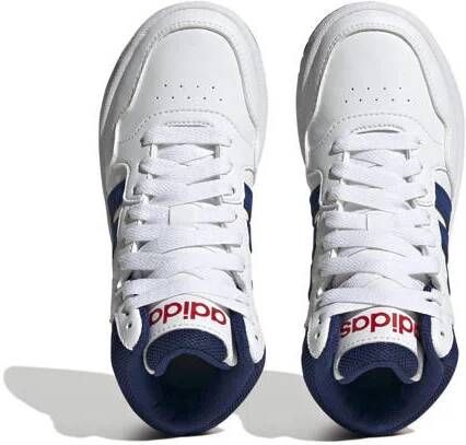 Adidas Sportswear Hoops Mid 3.0 sneakers wit blauw rood Jongens Imitatieleer 36 2 3 - Foto 6