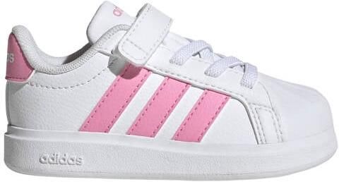 Adidas Sportswear Streettalk sneakers wit roze Jongens Meisjes Imitatieleer