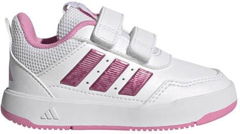 Adidas Sportswear Tensaur Sport 3.0 sneakers wit roze Jongens Meisjes Textiel