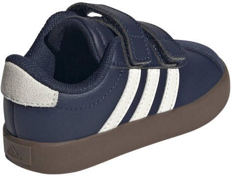Adidas Sportswear VL Court 3.0 leren sneakers donkerblauw wit Suède - Foto 2