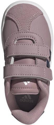 Adidas Sportswear VL Court 3.0 leren sneakers roze donkerblauw Jongens Meisjes Suède - Foto 3