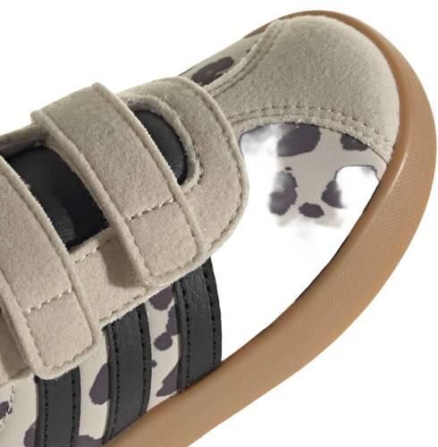 Adidas Sportswear VL Court leren sneakers met dierenprint ecru zwart Leer - Foto 2
