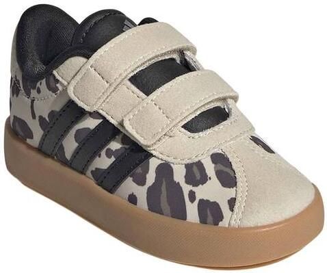 Adidas Sportswear VL Court leren sneakers met dierenprint ecru zwart Leer - Foto 3