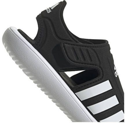 Adidas Summer Closed Toe Water Sandals Unisex Slippers en Sandalen Zwart Maat: 31.5 Mesh Synthetisch Foot Locker - Foto 2