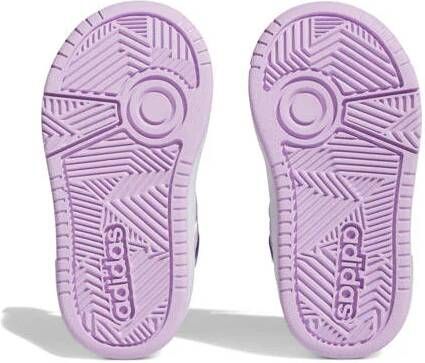 Adidas Sportswear Hoops 3.0 sneakers wit lila Imitatieleer 19