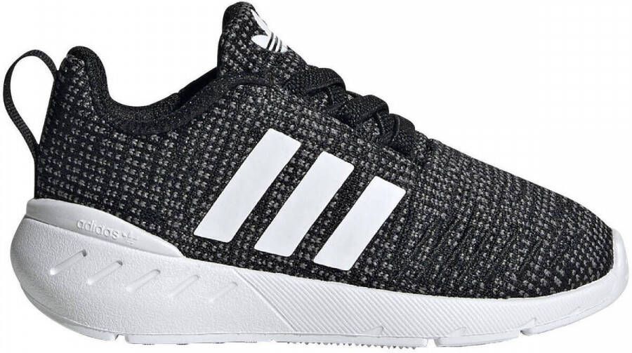 Adidas Originals Swift Run 22 sneakers Swift Run 22 zwart wit grijs Jongens Meisjes Mesh 19