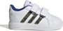 Adidas Sportswear Grand Court 2.0 sneakers wit zwart oranje Imitatieleer 22 - Thumbnail 2