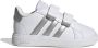 Adidas Sportswear Grand Court 2.0 sneakers wit matzilver Imitatieleer 19 - Thumbnail 3