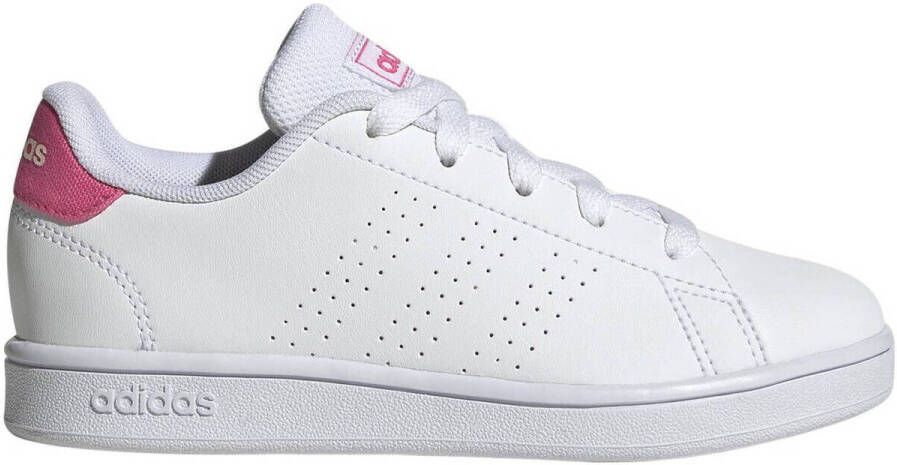 Adidas Sportswear Advantage sneakers wit roze Jongens Meisjes Imitatieleer 36 2 3 - Foto 3