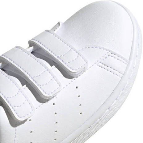 Adidas Originals Stan Smith sneakers wit groen Jongens Meisjes Polyester 28