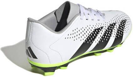 Adidas Performance Predator Accuracy.4 FxG Jr. voetbalschoenen wit zwart geel Jongens Meisjes Imitatieleer 36 2 3