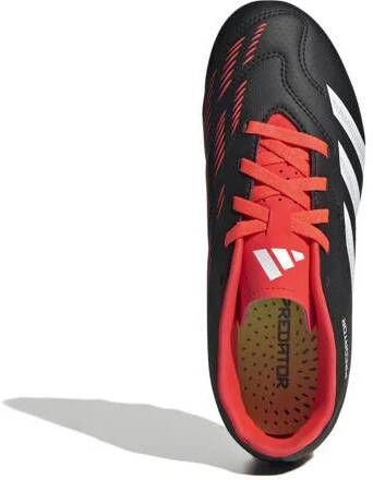 Adidas Perfor ce Predator Club TxG Jr. voetbalschoenen zwart wit rood Imitatieleer 36 2 3 - Foto 2