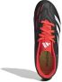 Adidas Performance Predator Club TxG Junior voetbalschoenen zwart wit rood Jongens Meisjes Imitatieleer 36 2 3 - Thumbnail 2