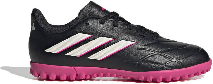 Adidas Perfor ce COPA PURE.4 Turf voetbalschoenen zwart wit fuchsia - Foto 2