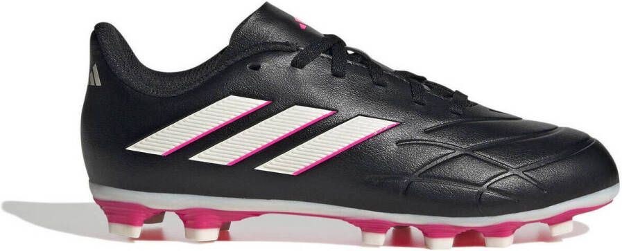 Adidas Copa Pure.4 Gras Kunstgras Voetbalschoenen (MG) Kids Zwart Wit Felroze - Foto 4