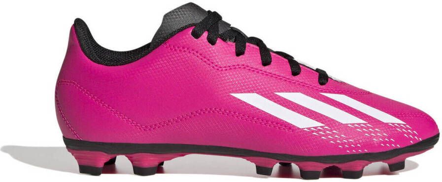 Adidas Performance X Speedportal.4 flexible ground voetbalschoenen fuchsia wit zwart - Foto 2