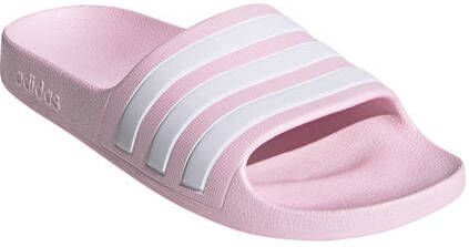 Adidas Sportswear Adilette Aqua badslippers roze wit Jongens Meisjes Rubber 28