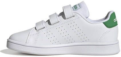 Adidas Sportswear Advantage CF sneakers wit groen Jongens Meisjes Synthetisch 31