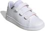 Adidas Sportswear Advantage CF sneakers wit lichtroze Synthetisch 28 - Thumbnail 3