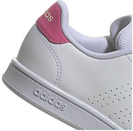 Adidas Sportswear Advantage sneakers wit roze Jongens Meisjes Imitatieleer 28