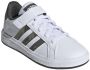 Adidas Sportswear Grand Court 2.0 EL sneakers wit olijfgroen donkergroen Imitatieleer 36 2 3 - Thumbnail 3