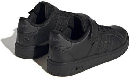 Adidas Core adidas Sportswear Grand Court Schoenen met Elastische Veters en Klittenband Kinderen Zwart - Foto 9