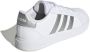 Adidas Sportswear Grand Court 2.0 sneakers wit zilver Imitatieleer 28 1 2 - Thumbnail 3