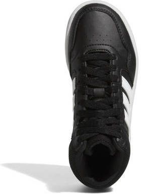 Adidas Sportswear Hoops sneakers zwart wit Jongens Meisjes Imitatieleer 28